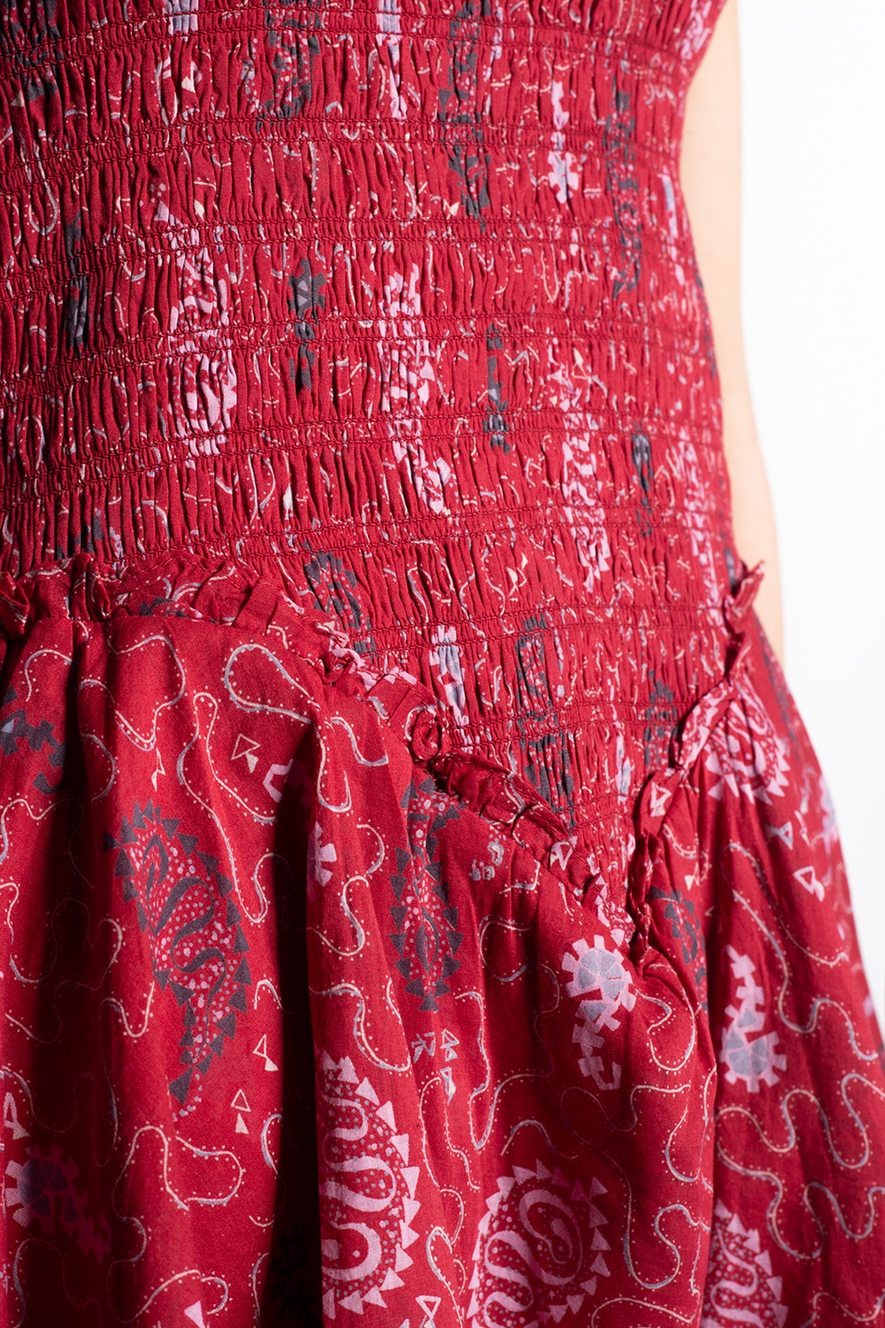 Patterned slip dress Isabel Marant Etoile - silk bandana